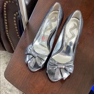 Silver heels